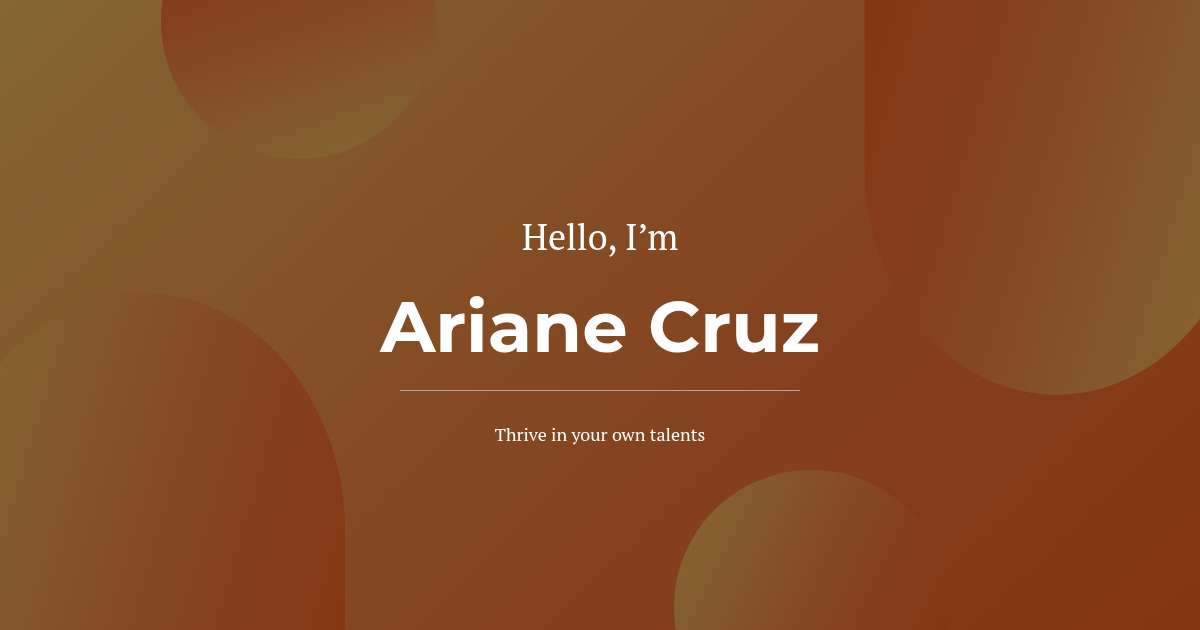 Ariane Cruz