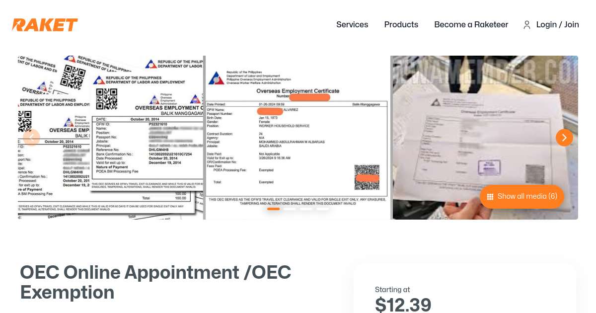 Oec Number R OEC Online Appointment /OEC Exemption Assistance by simplyshylee08 ...