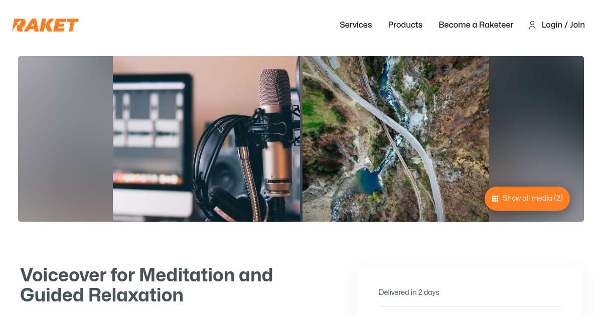 Voiceover for Meditation and Guided Relaxation by rovan - Raket.PH