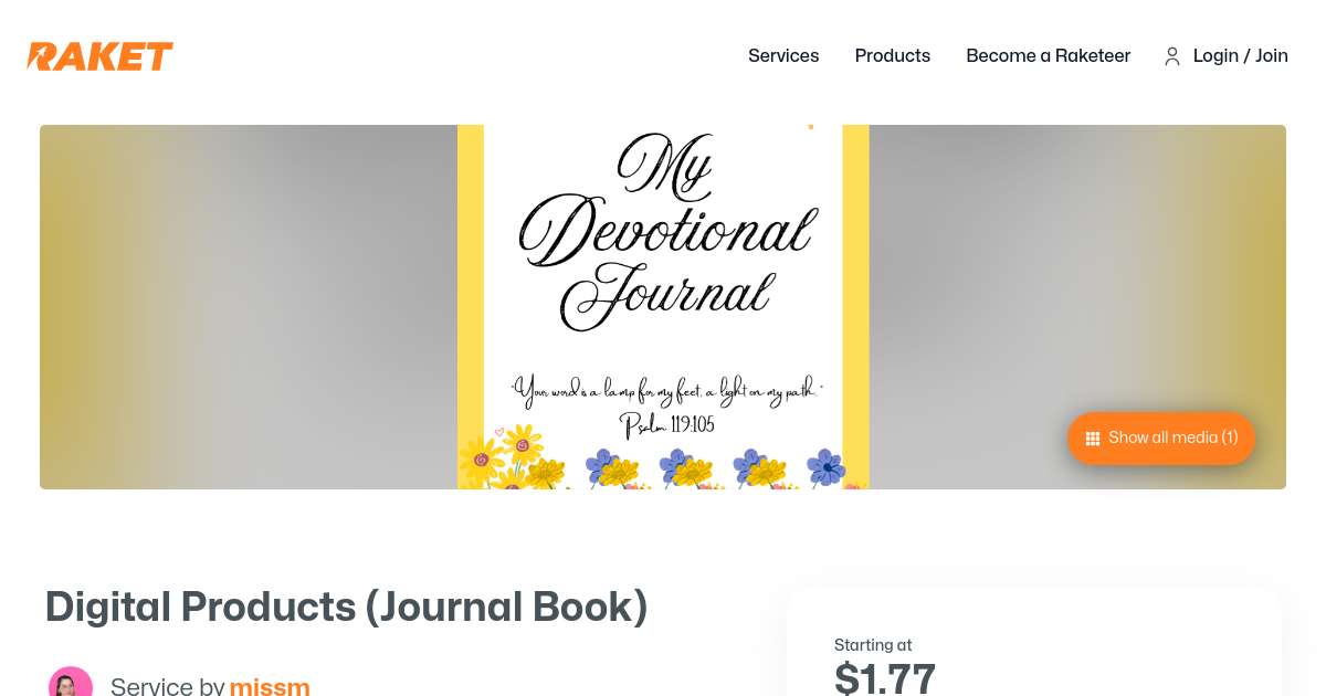 Digital Products (Journal Book) by missm - Raket.PH
