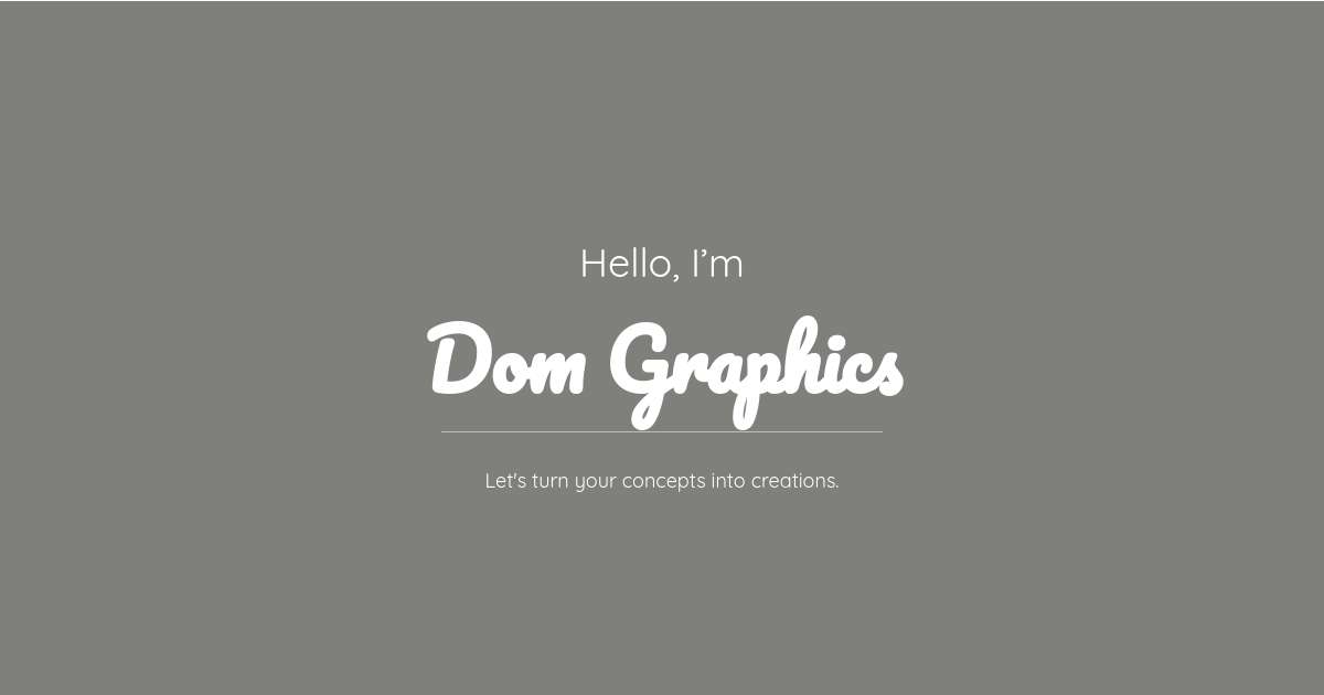 Domeprod Graphics Dom Graphics