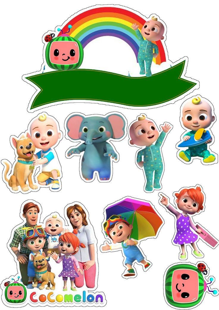 Printable Cake Topper/Sticker -Cocomelon Design (30 Pages) by rosaliep_cajurao - Raket.PH printable-cake-topper-sticker-cocomelon-design-30-pages-by-rosaliep-cajurao-raket-ph