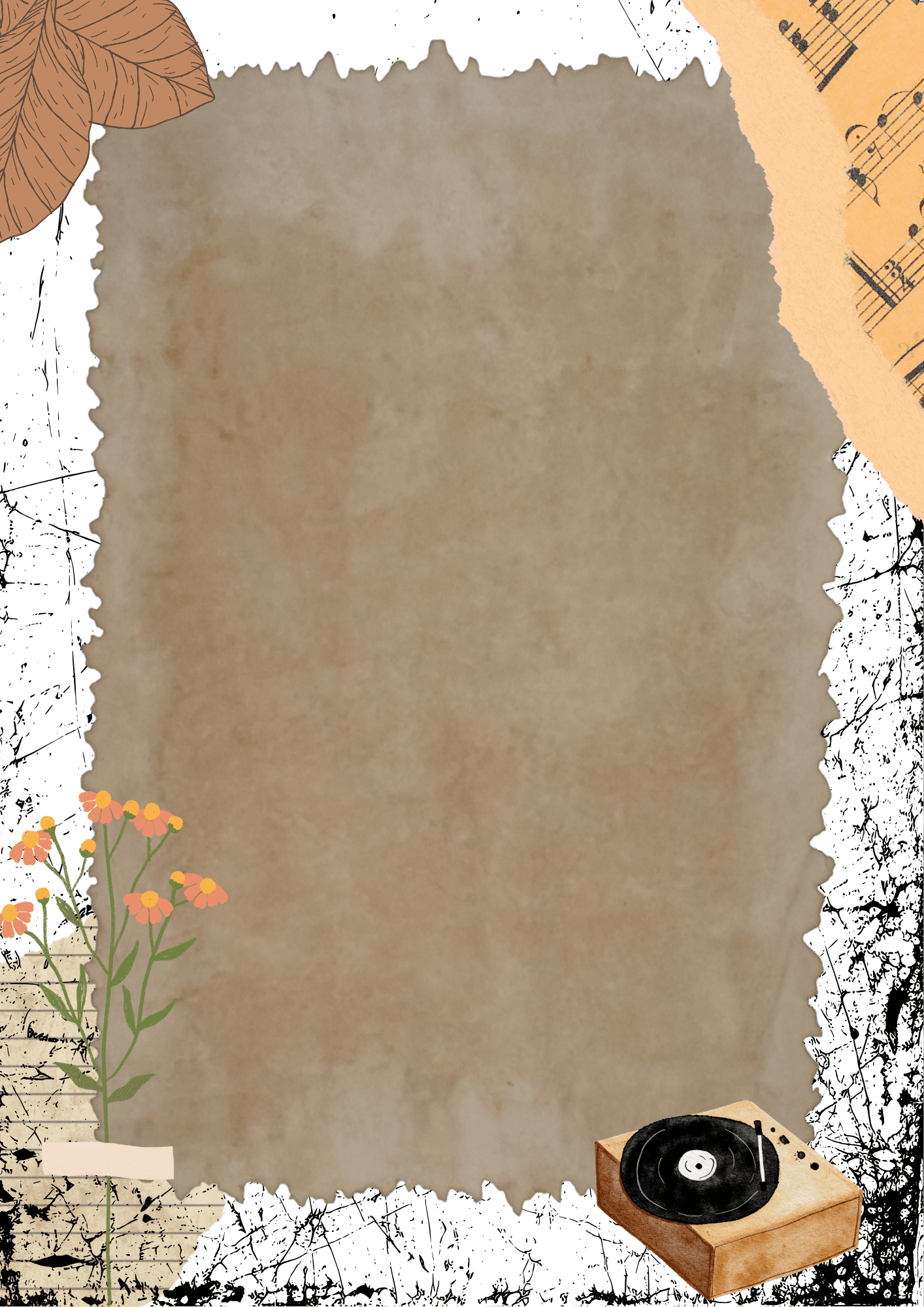 Vintage Program Templates 8 Page Vintage Floral Funeral Program