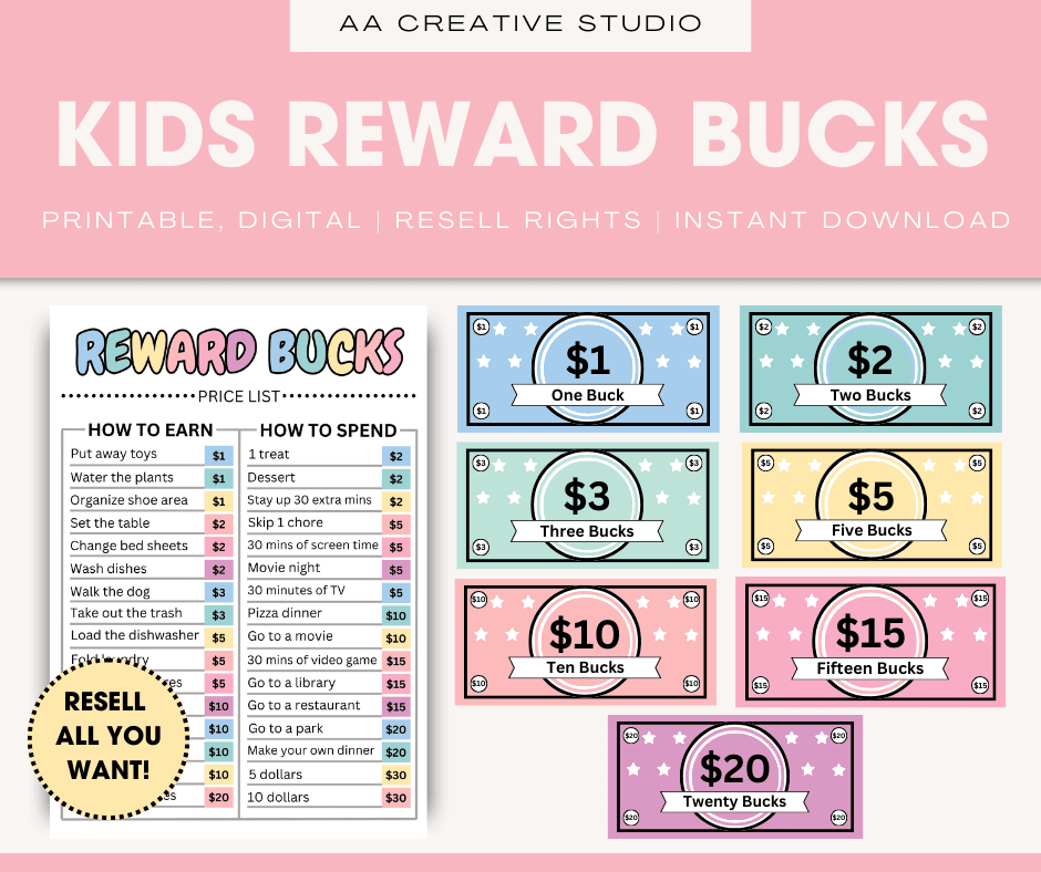 15-free-printable-chore-bucks-to-choose-from