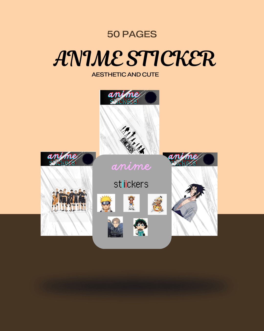 ANIME STICKERS: 50 PAGES | NARUTO, JUJUTSU KAISEN, ONE PIECE, MY HERO  ACADEMIA, ATTACK ON TITAN, ETC by riku_markets - Raket.PH