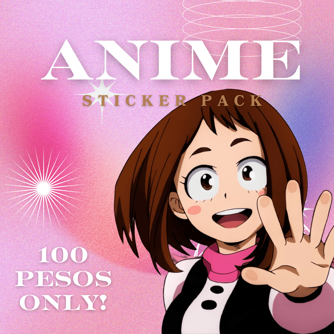 Anime Sticker Pack by chloeeeino27 - Raket.PH