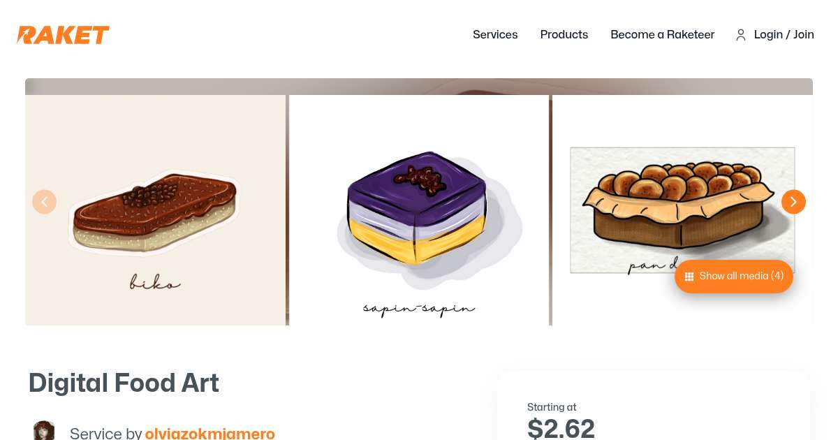 Bitmap Food Digital Food Art by olviazokmjamero - Raket.PH