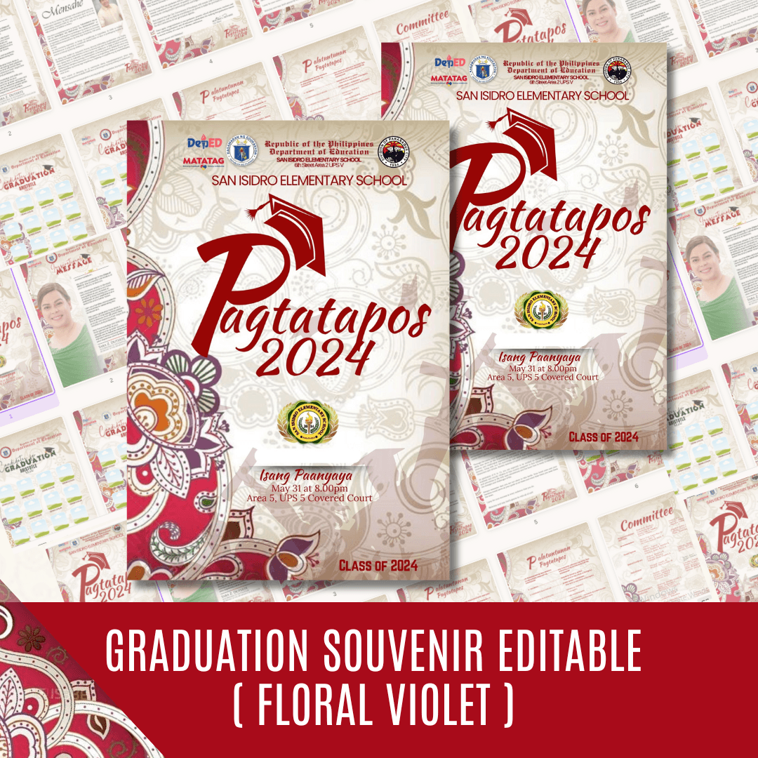 Sample Graduation Program Deped Graduation Programme Design In Publisher Format Deped Lp
