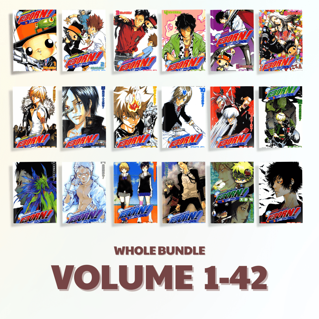 家庭教師ヒットマンREBORN! 英語版　漫画　English Manga Reborn! Manga Volumes 1 and 3 in English - Very Good