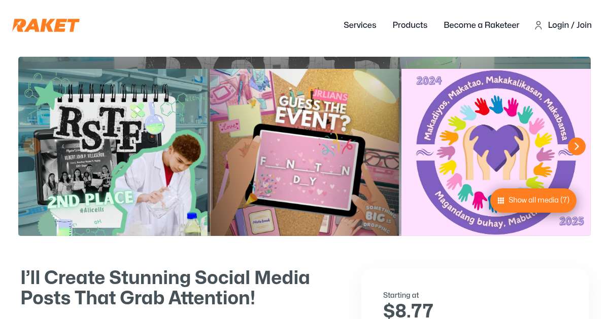 I’ll Create Stunning Social Media Posts That Grab Attention! by vians ...