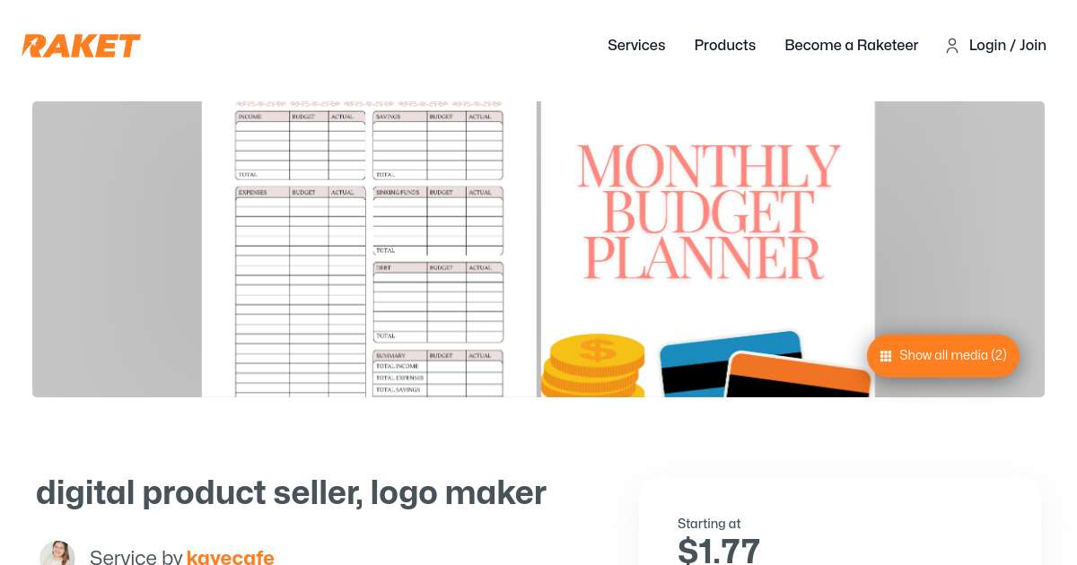 Digital Product Seller Logo Maker By Kayecafe Raket Ph