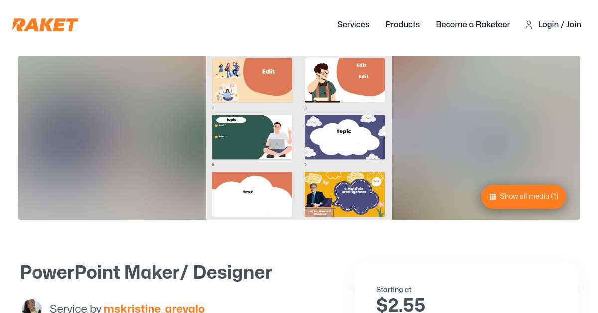 PowerPoint Maker/ Designer by mskristine_arevalo - Raket.PH