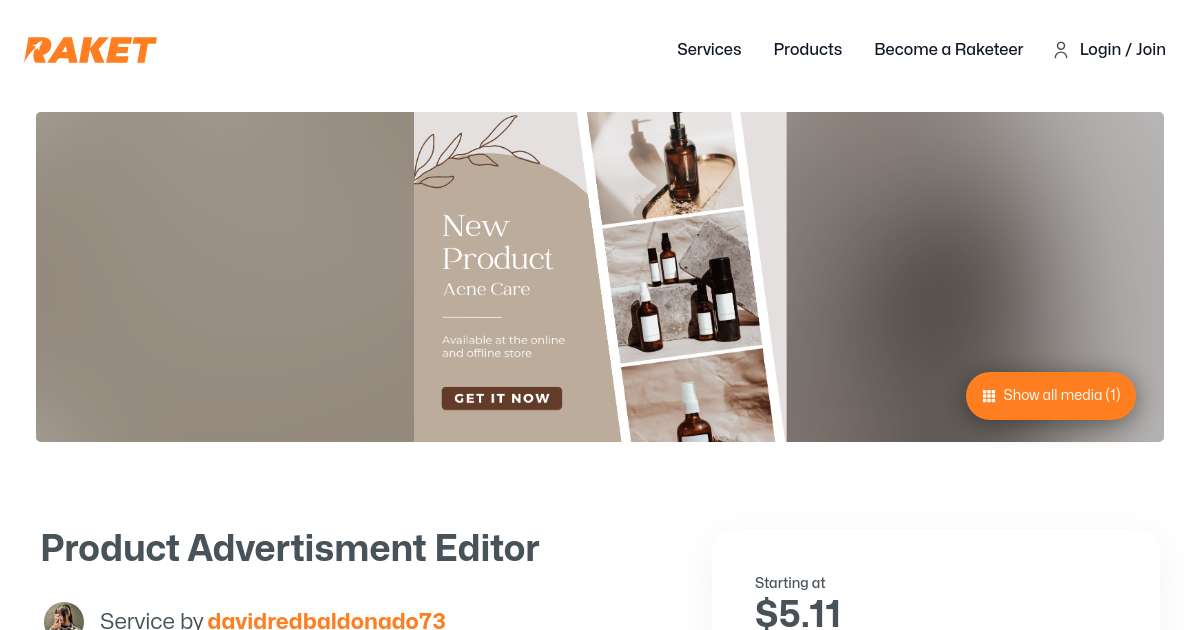 Product Advertisment Editor by davidredbaldonado73 - Raket.PH