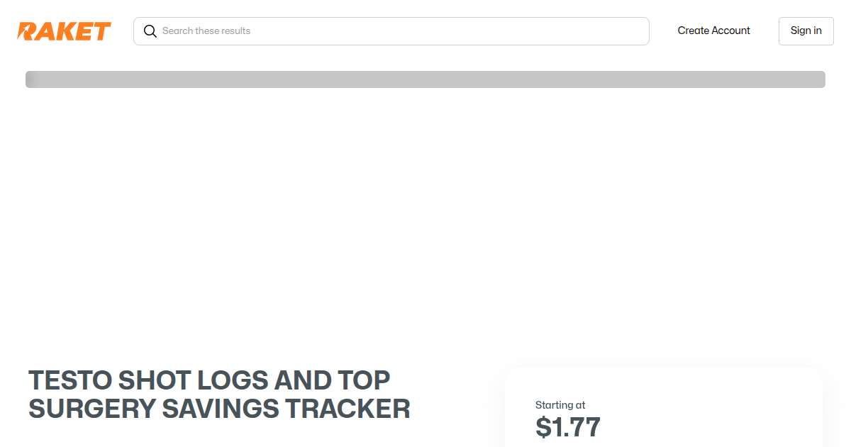 TESTO SHOT LOGS AND TOP SURGERY SAVINGS TRACKER by jtlimquintal - Raket.PH