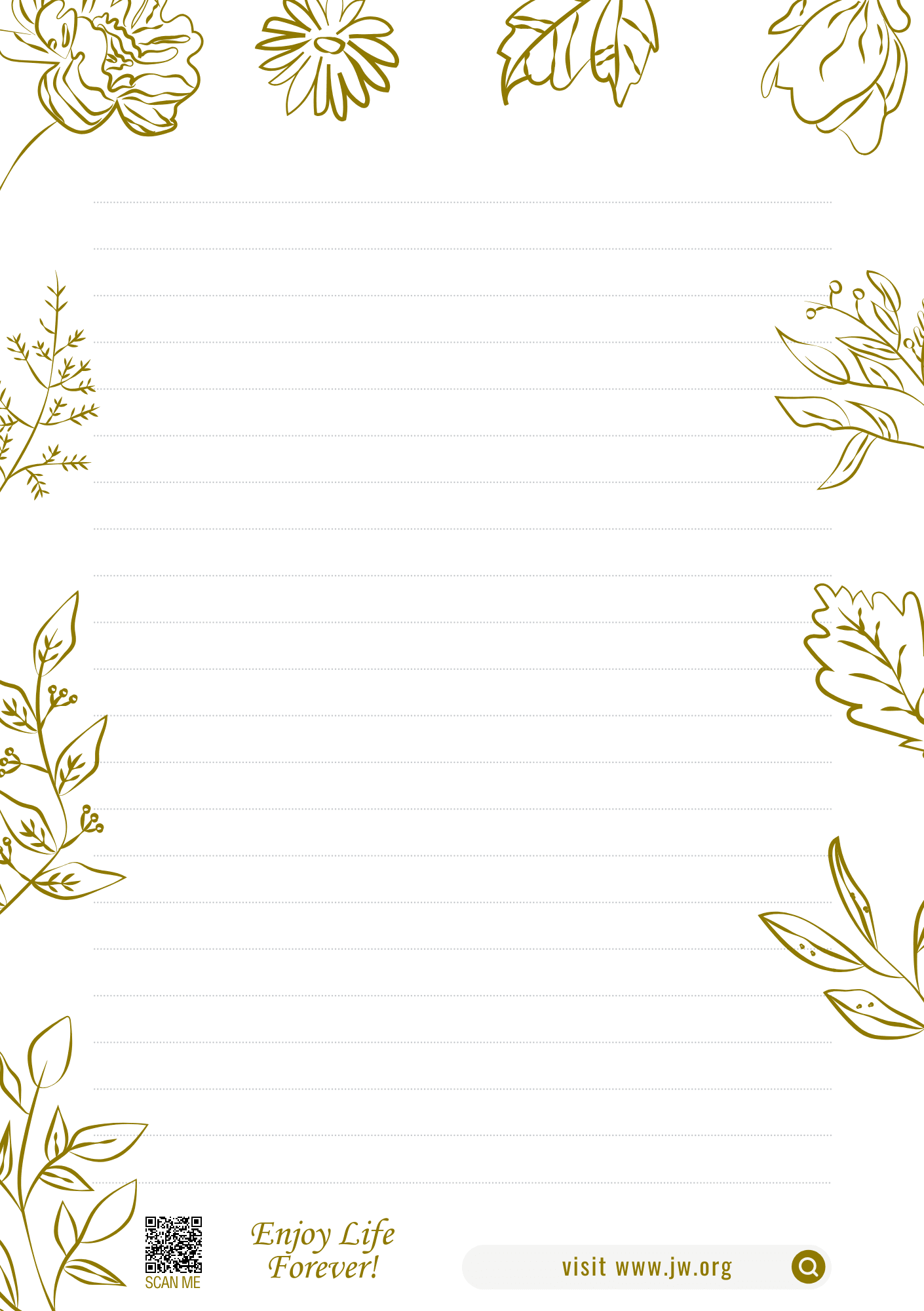 Jw Letter Writing Templates Printable Free - Infoupdate.org