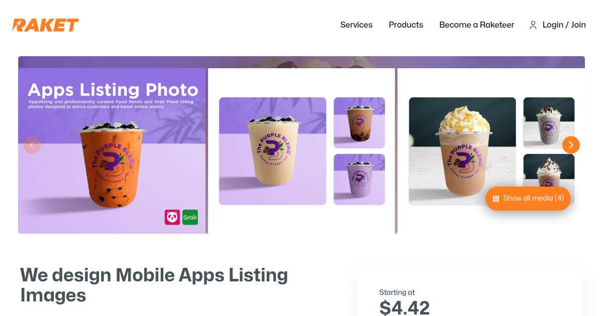 We design Mobile Apps Listing Images by disenyo_creations - Raket.PH