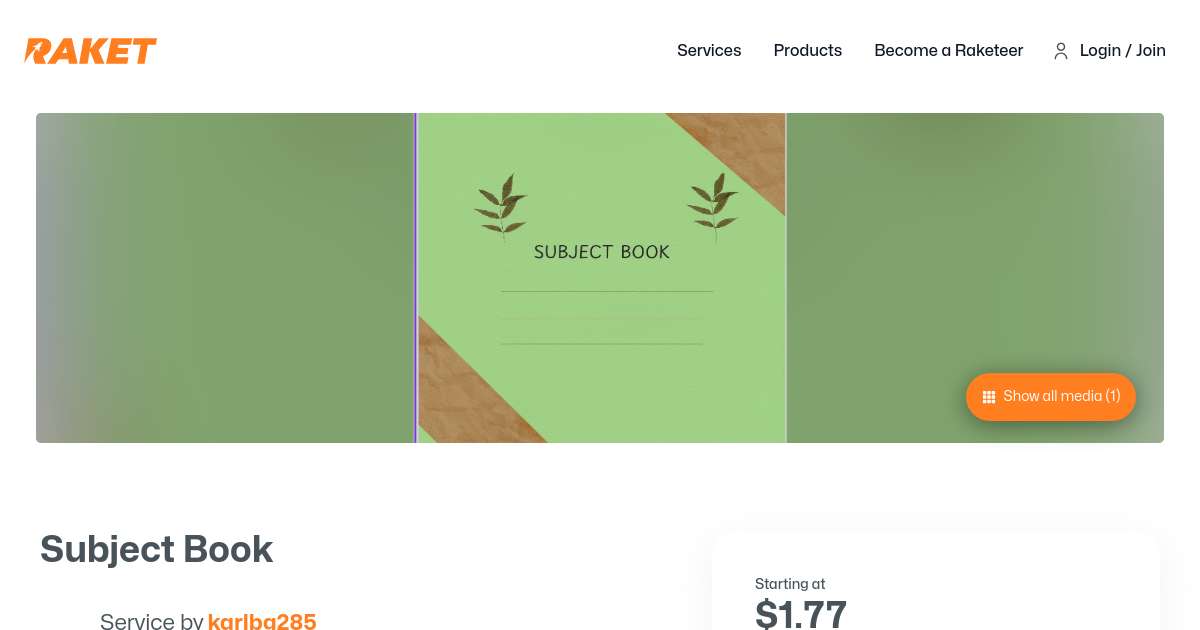 Subject Book by karlbg285 - Raket.PH