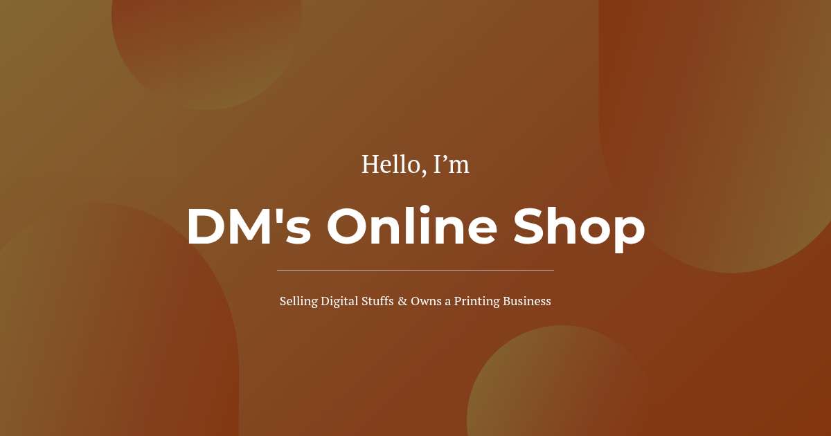 DM's Online Shop