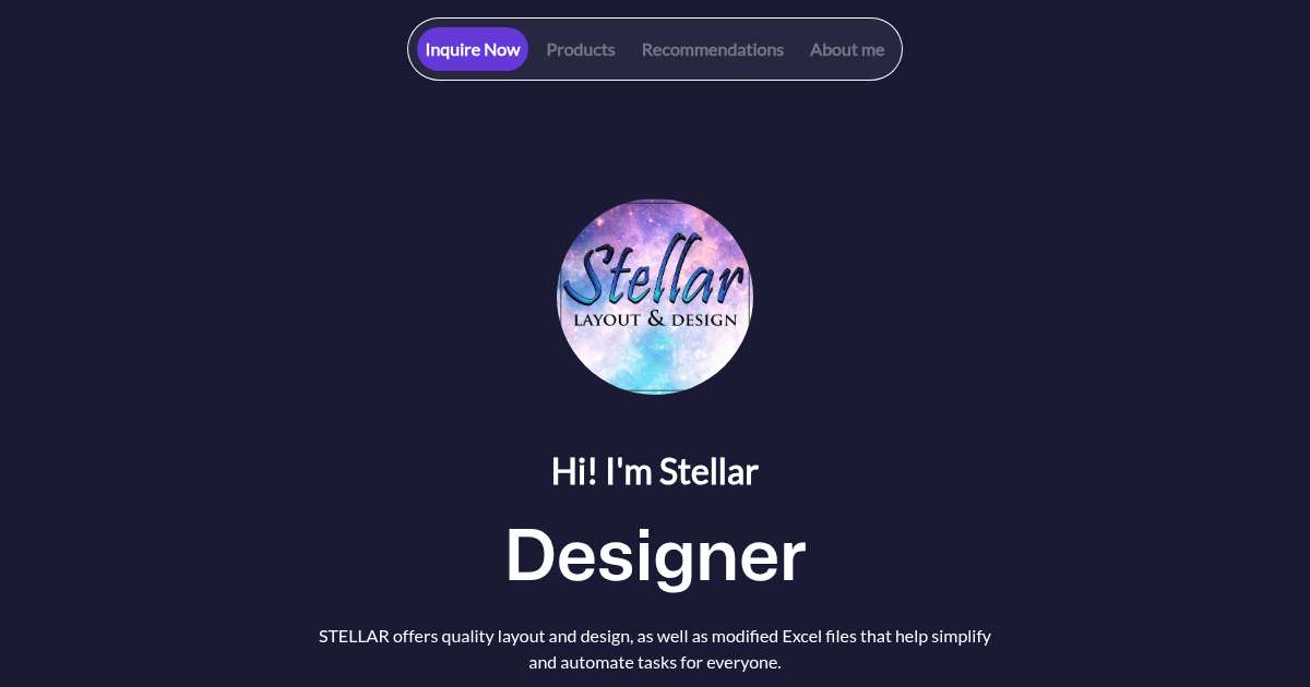 Stellar Layout and Design