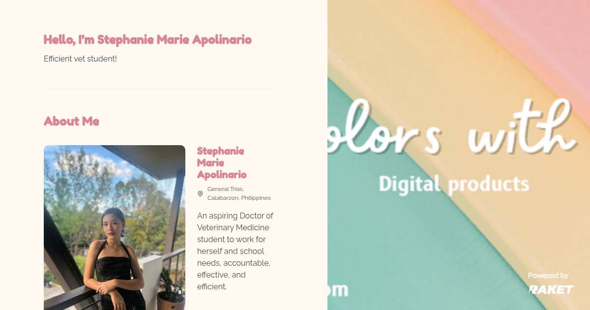 Stephanie Rake Stephanie Marie Apolinario