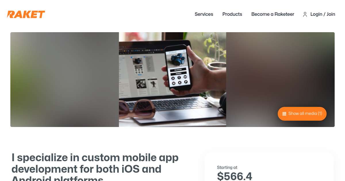 I specialize in custom mobile app development for both iOS and Android ...