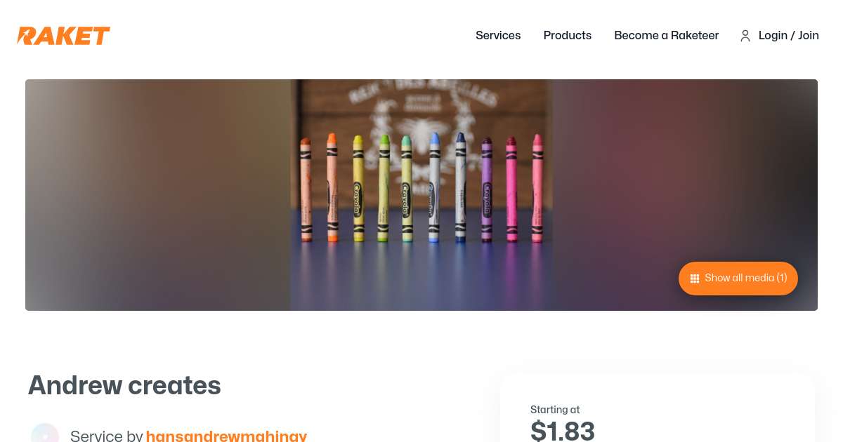 Andrew creates by andrewcreates - Raket.PH