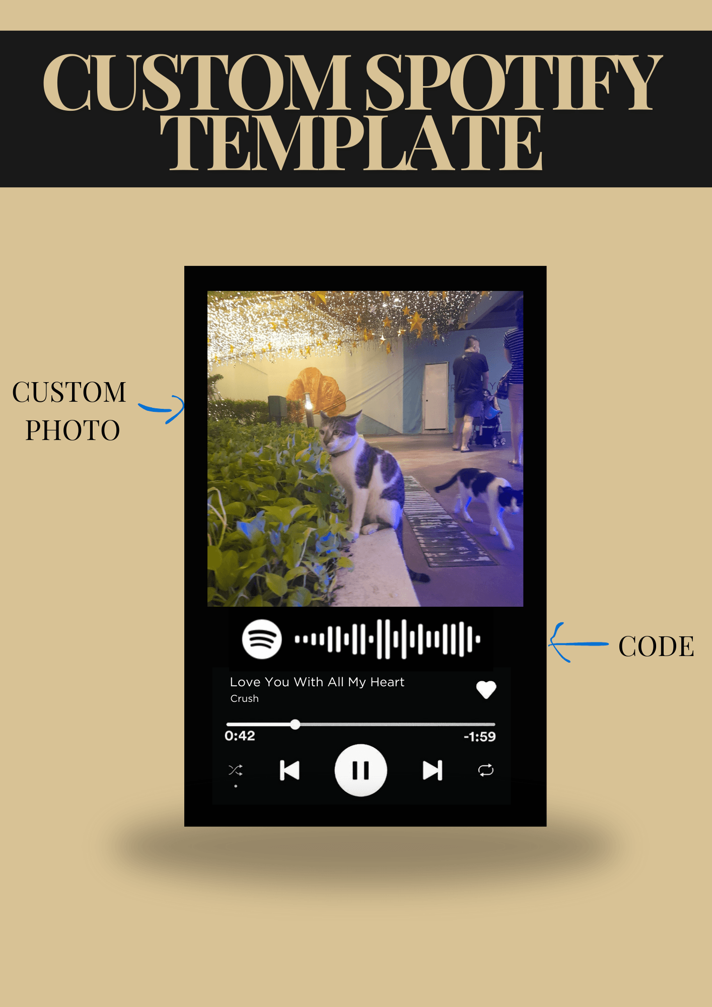 Spotify Png Template
