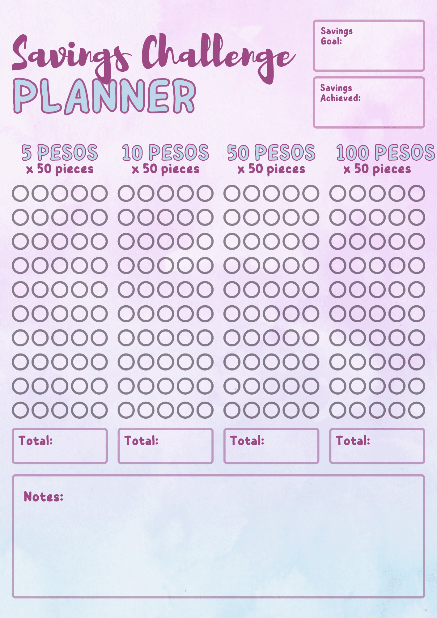Savings planner discount