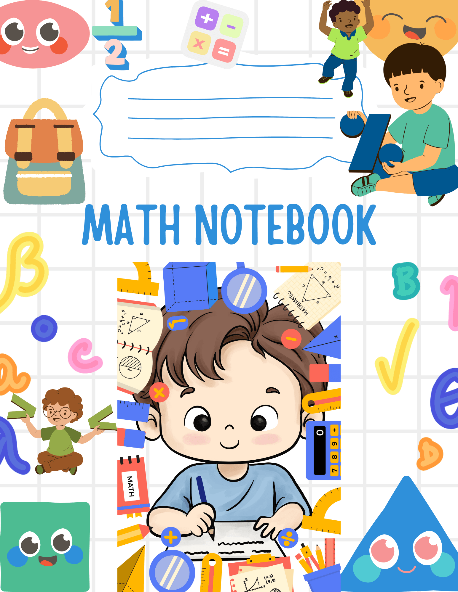 math notebook design