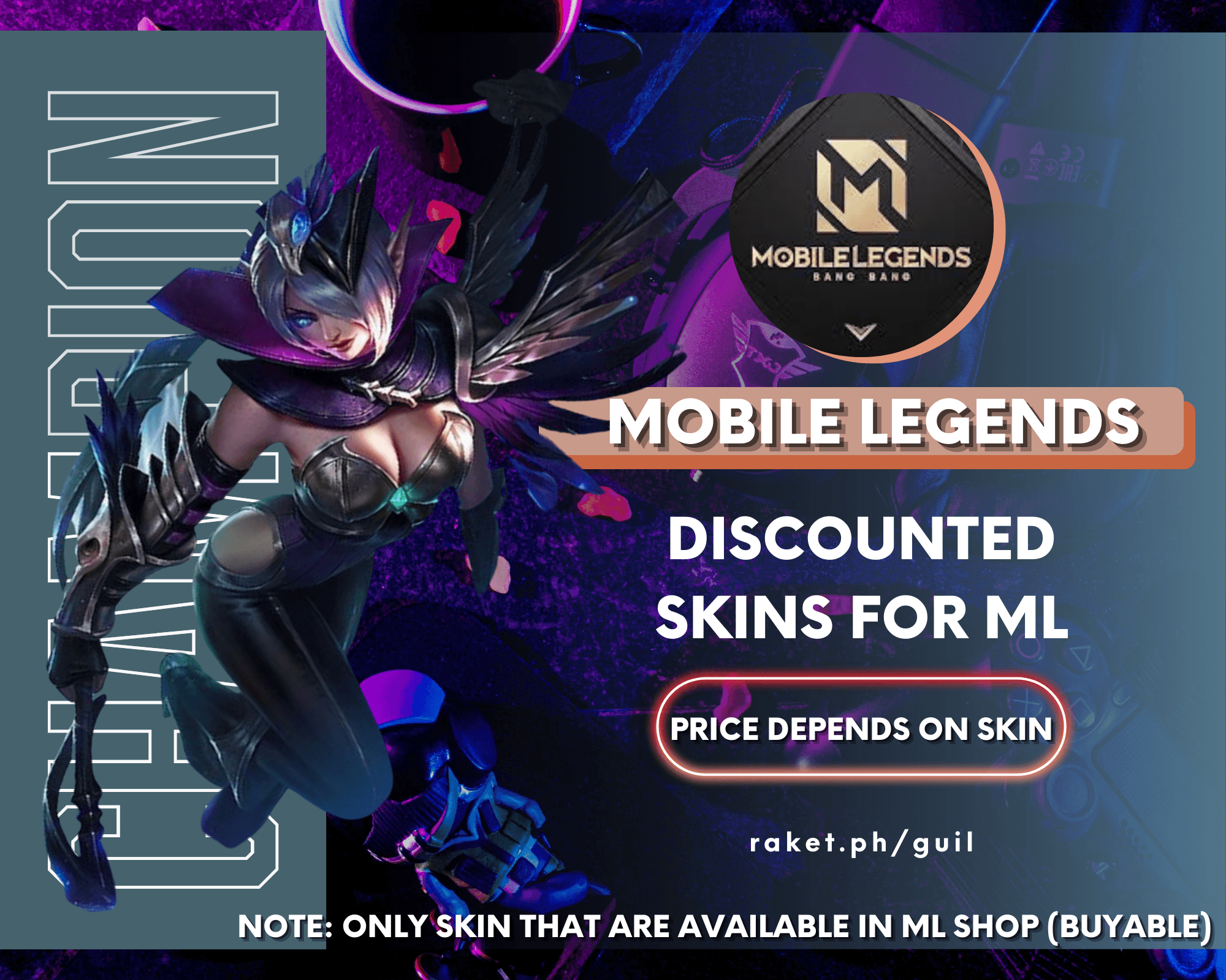 Mobile Legends Online Game Skin Discount by guil - Raket.PH