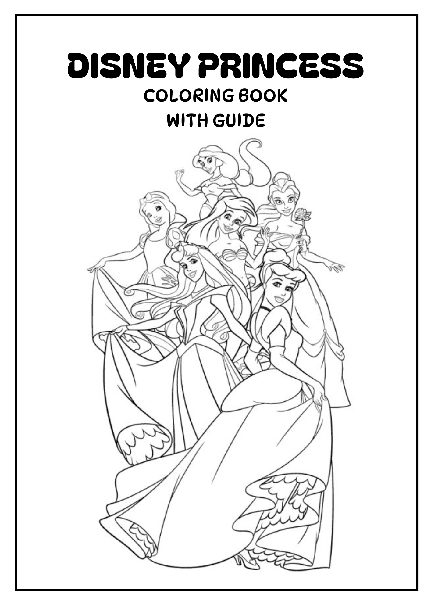 Disney Princes Coloring Pages 2025 Disney Princes Coloring Pages 2025