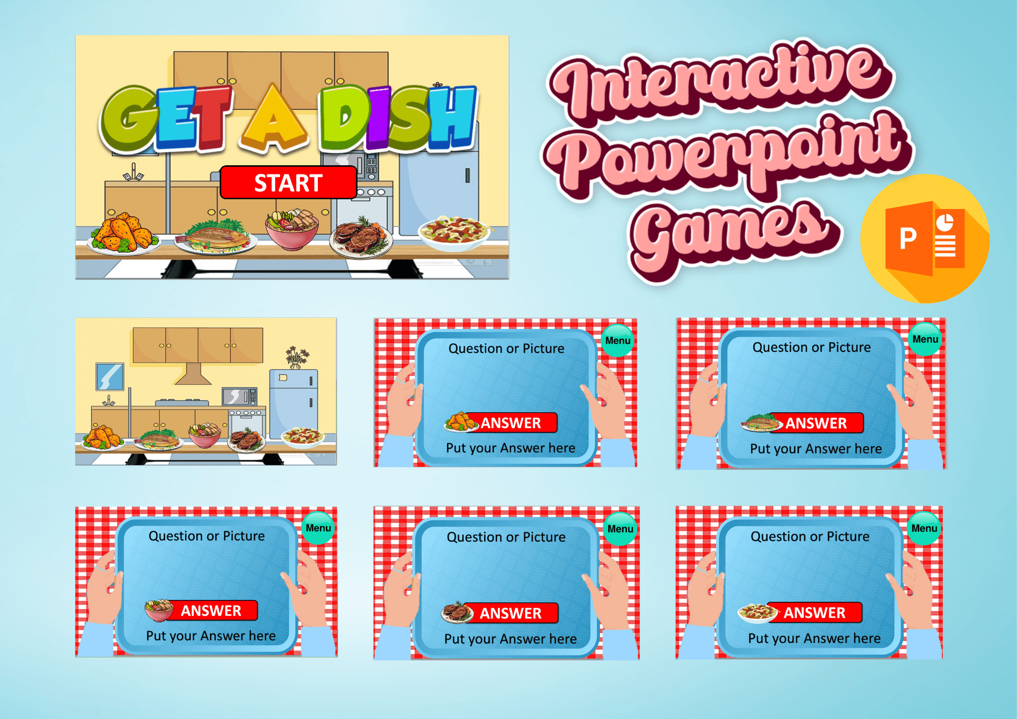 Get a Dish - Interactive Powerpoint Games by larrypacheco888 - Raket.PH