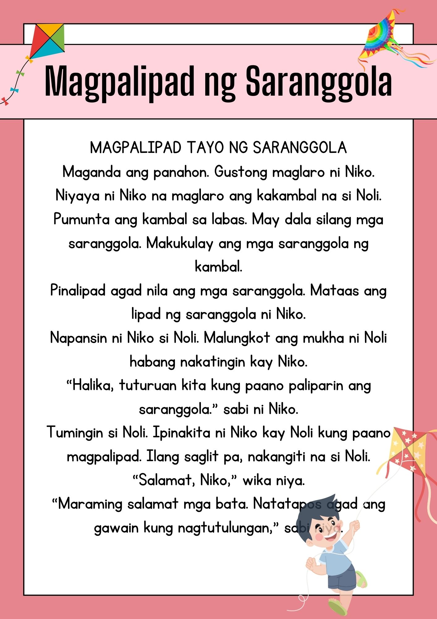 Grade 3- English &amp; Filipino Reading Materials by 