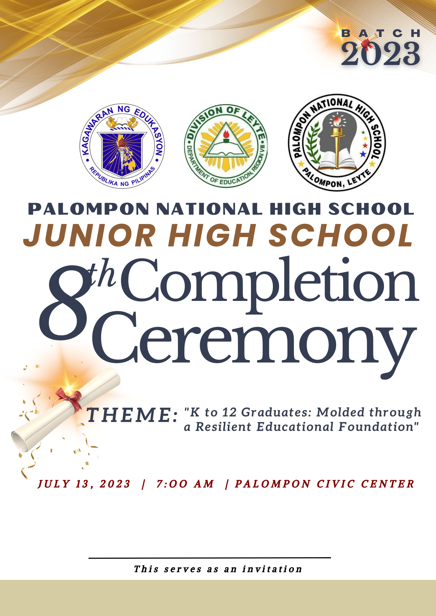 School Graduation Program Template Graduation Program EDITABLE