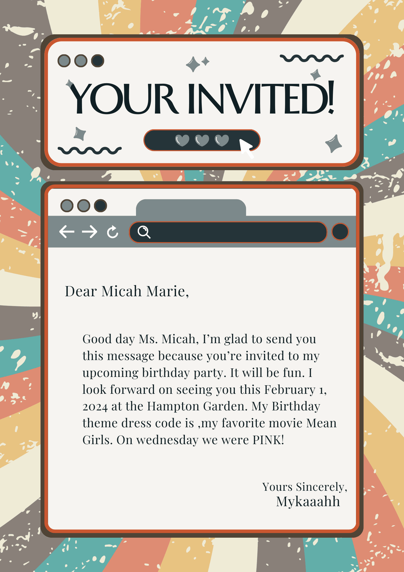How To Write A Formal Invitation For A Birthday Party