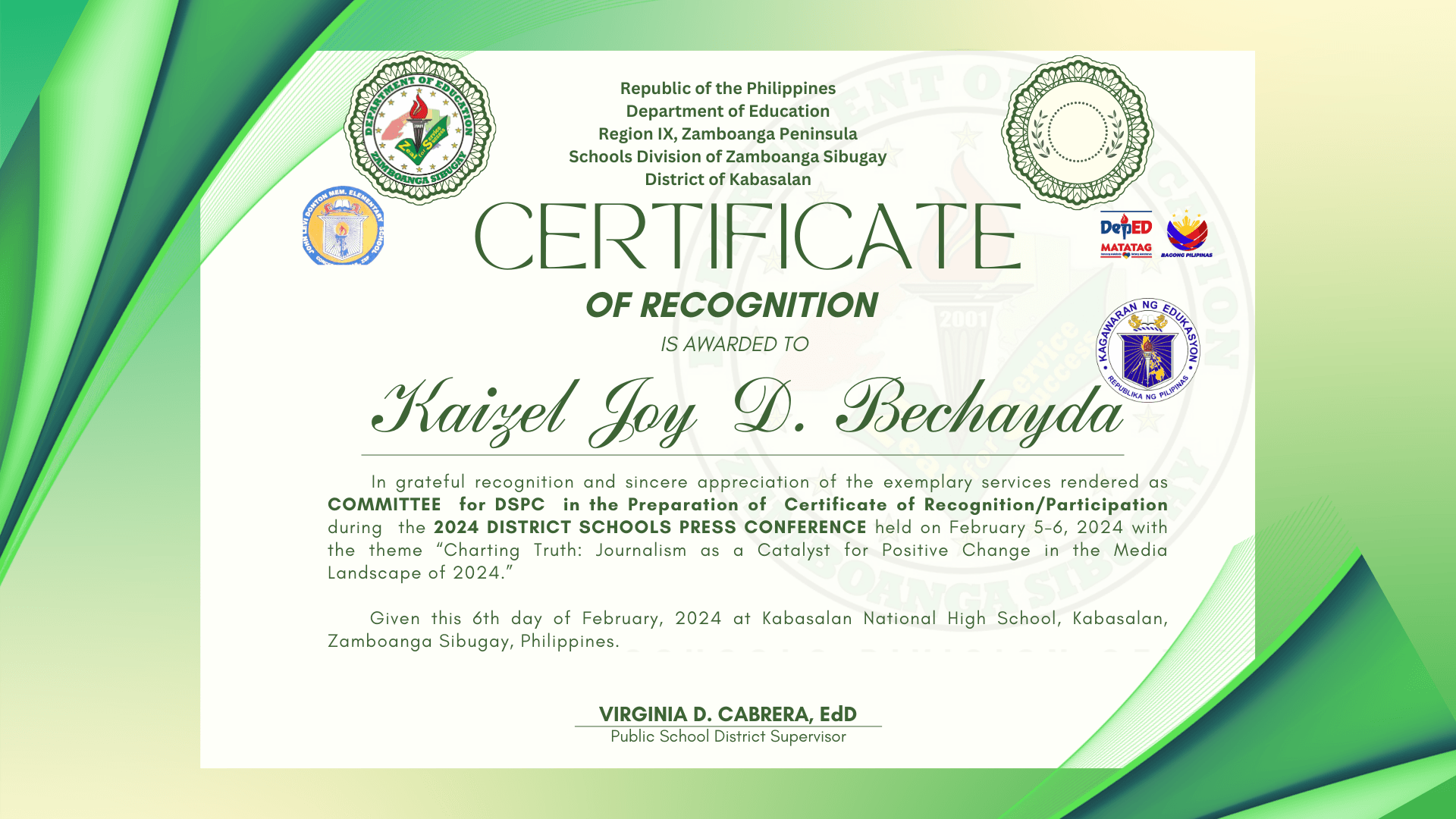 certificate-of-appreciation-for-sponsors-deped-infoupdate