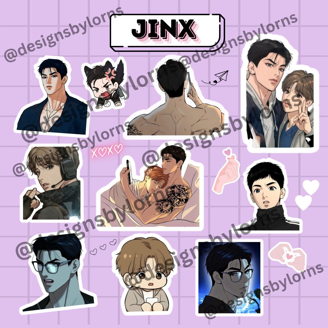 BL Manhwa Stickers Part 1 by designsbylorns - Raket.PH