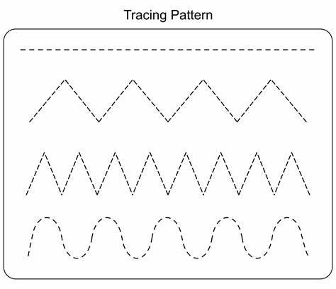 Trace Lines Worksheets Tracing Lines Worksheets