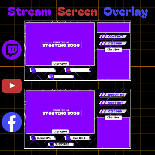Twitch YouTube OBS Streaming Layout Design by ethyreia - Raket.PH