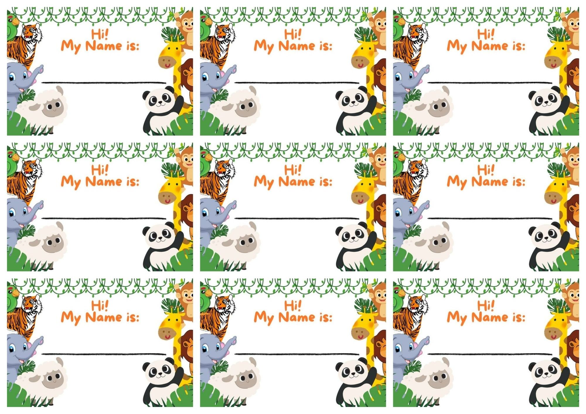 ready-to-print-safari-adventure-name-tags-for-kids-by-jackikong-raket-ph for Safari Name Tags Free Printable Ready to Print: Safari Adventure Name Tags for Kids by jackikong - Raket.PH for Safari Name Tags Free Printable