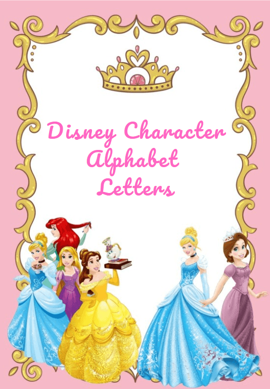 Printable Disney Character Letters Disney Character Letters