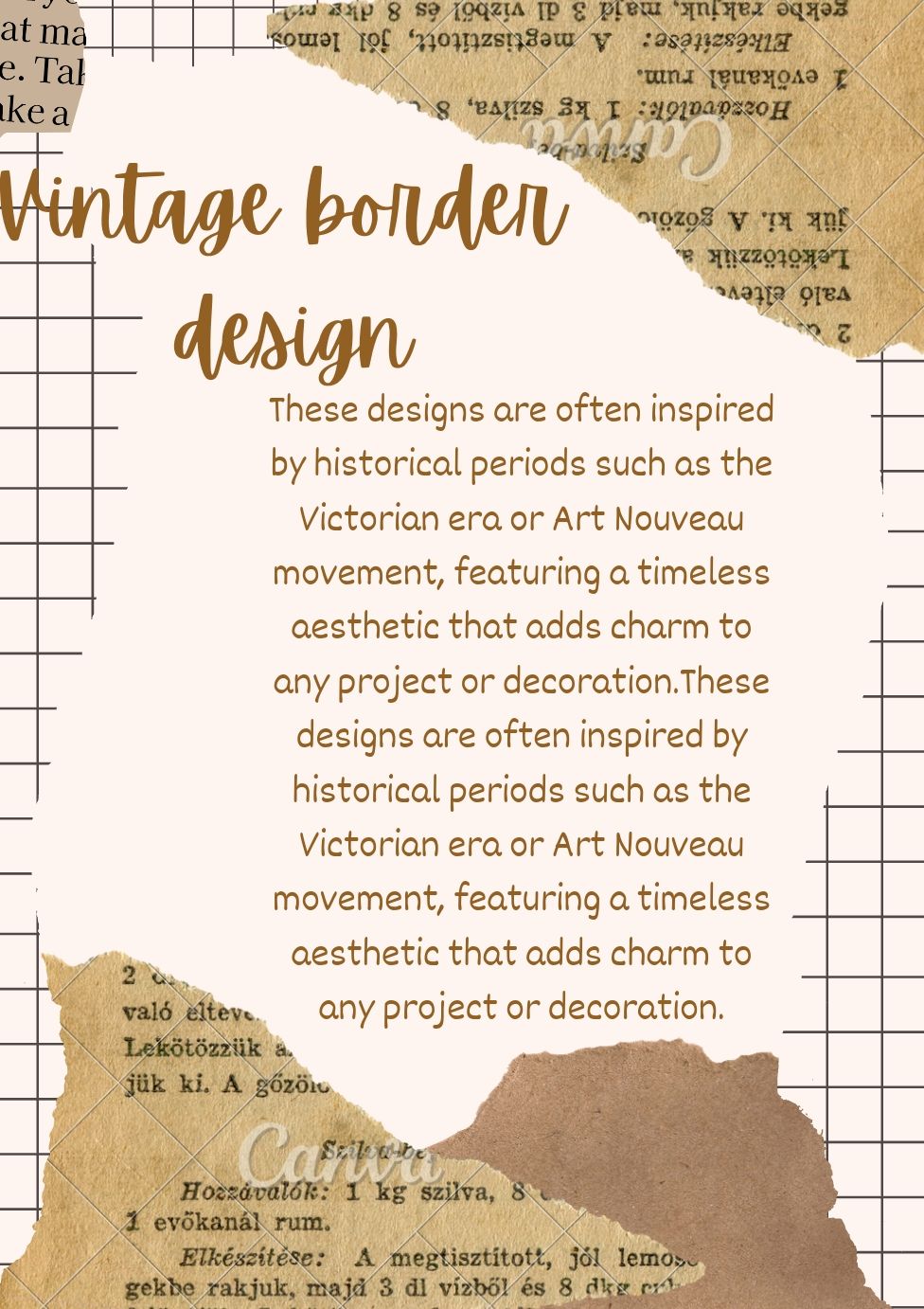Vintage border design by thlhfth - raket.ph