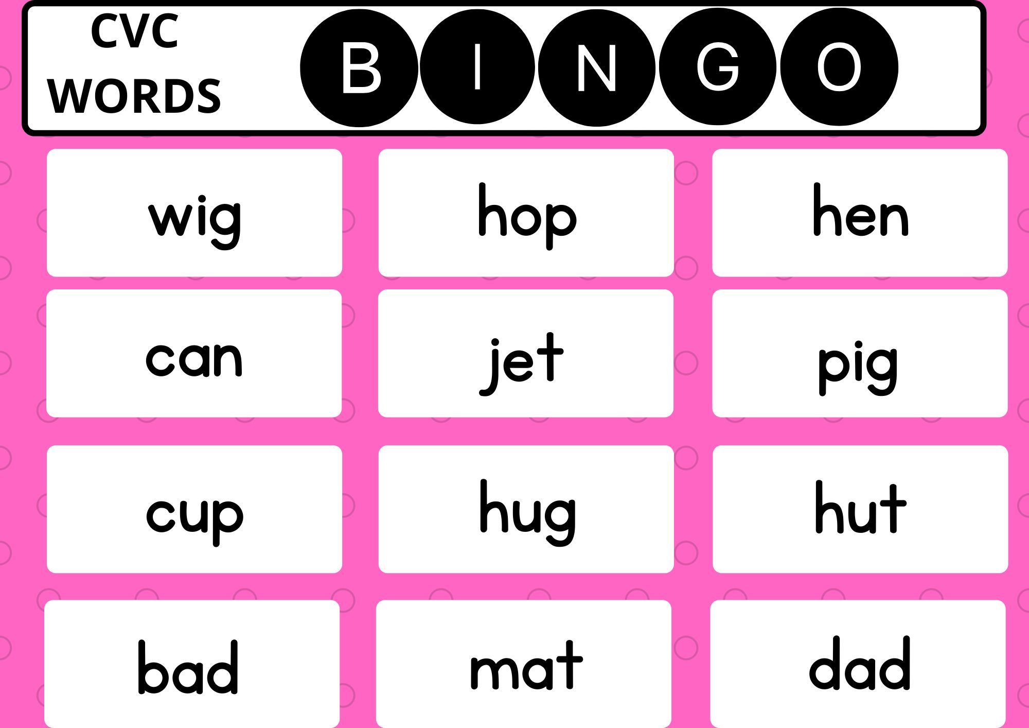 cvc-word-bingo-by-airadanica10-raket-ph for Cvc Word Bingo Free Printable CVC Word Bingo by airadanica10 - Raket.PH for Cvc Word Bingo Free Printable