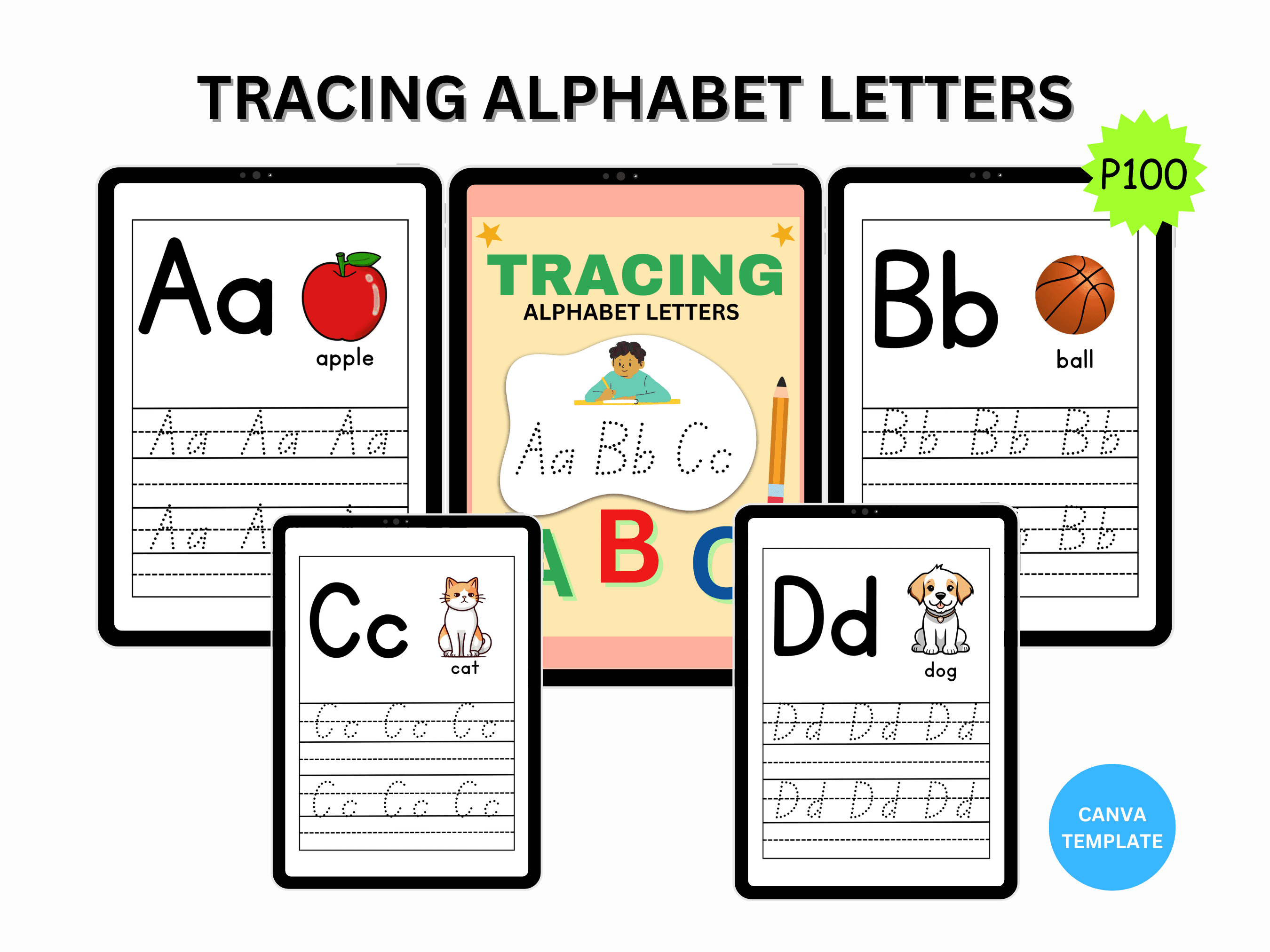 Tracing Letter In Canva