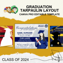Graduation Tarpaulin Layout by justdesigns2025 - Raket.PH