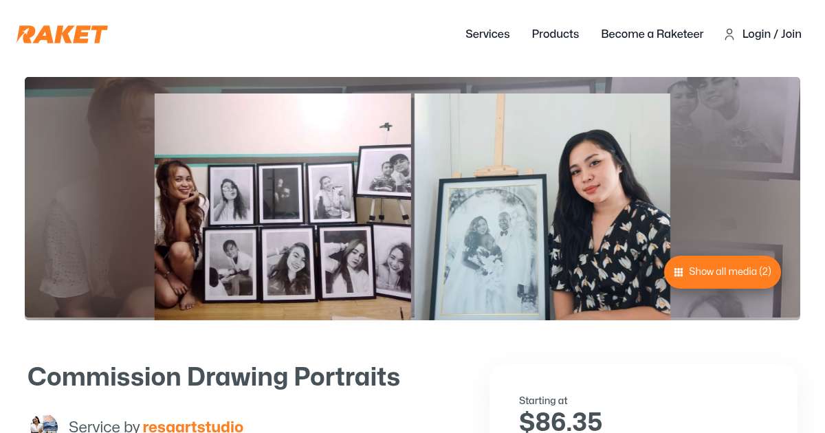 Commission Drawing Portraits by resaartstudio - Raket.PH