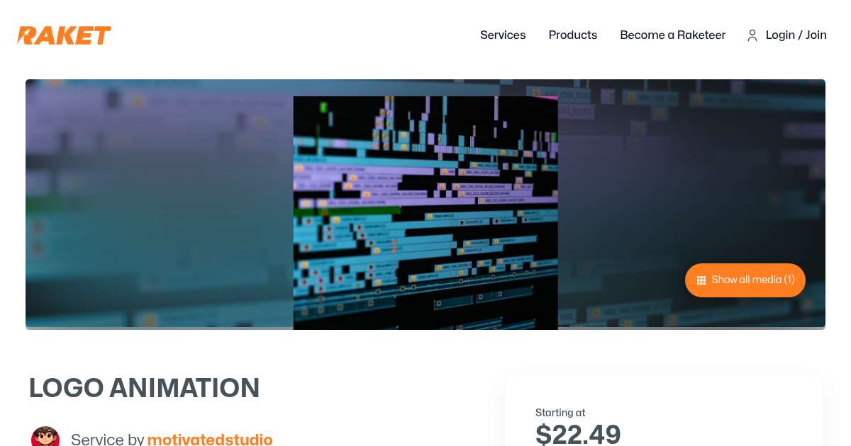 Logo Animation Intro Animation By Motivatedstudio Raket Ph