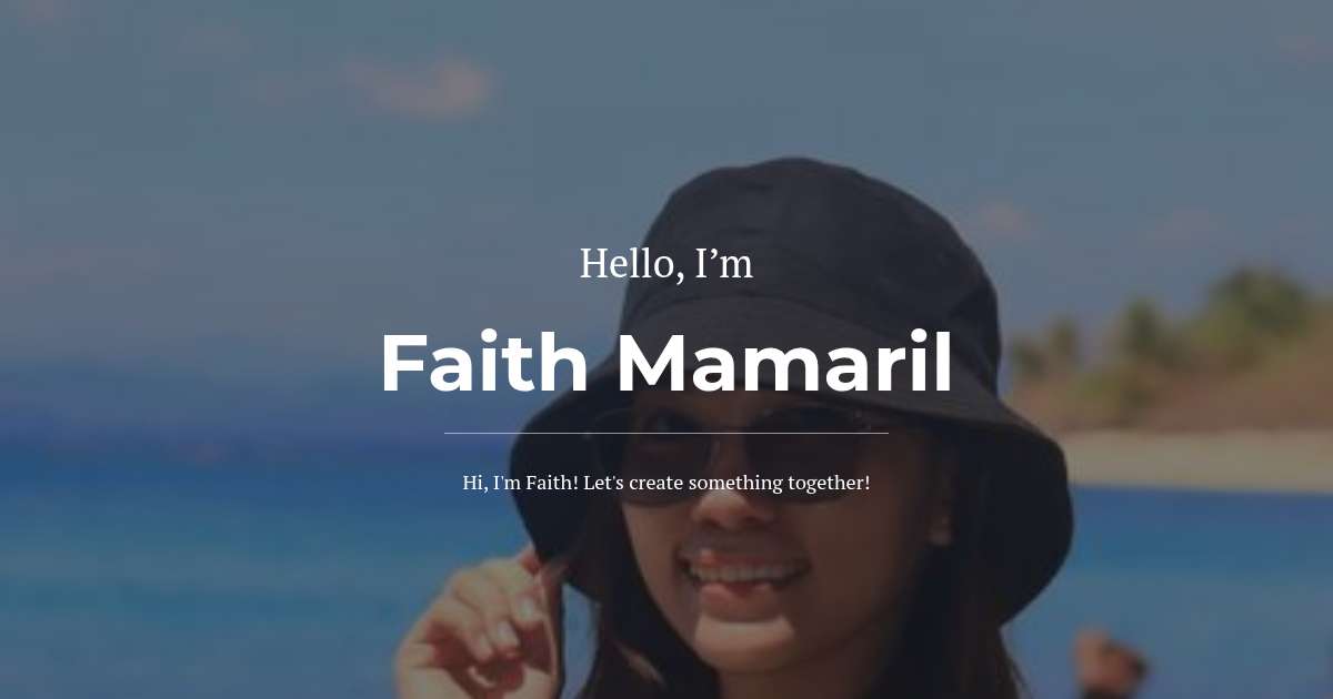 Faith Mamaril