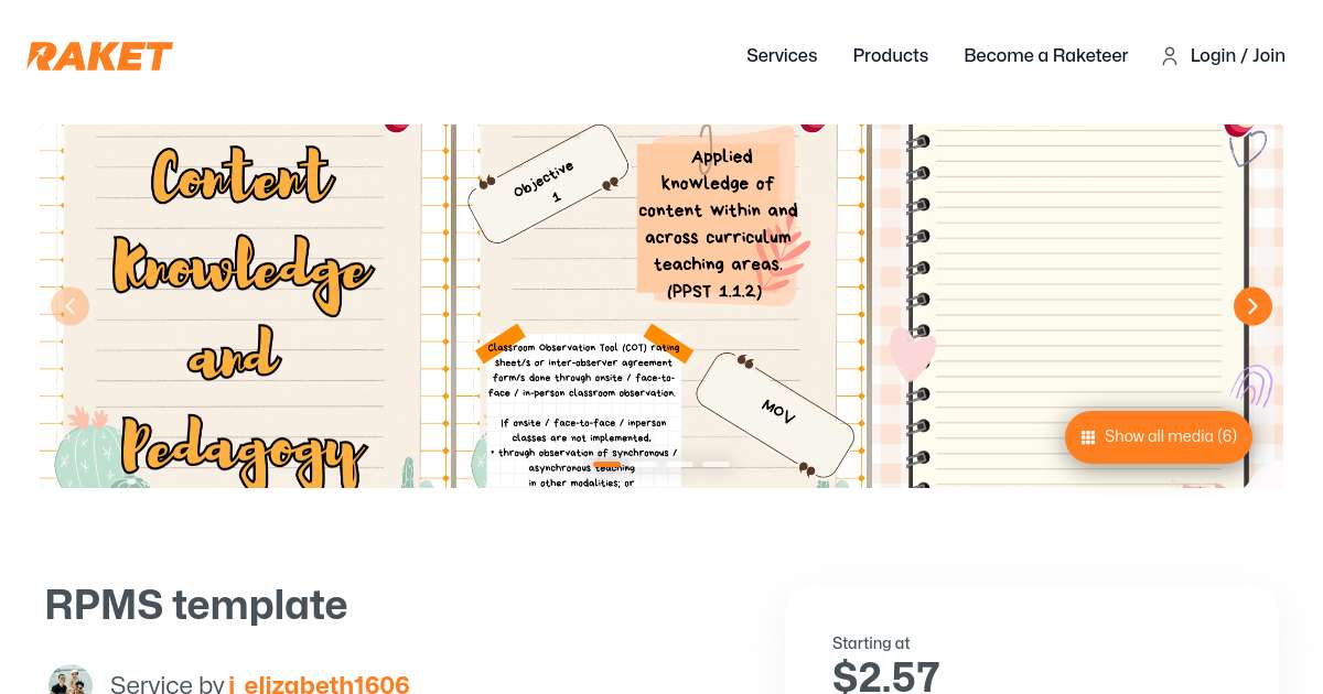 Example Of Rpms RPMS template by j_elizabeth1606 - Raket.PH