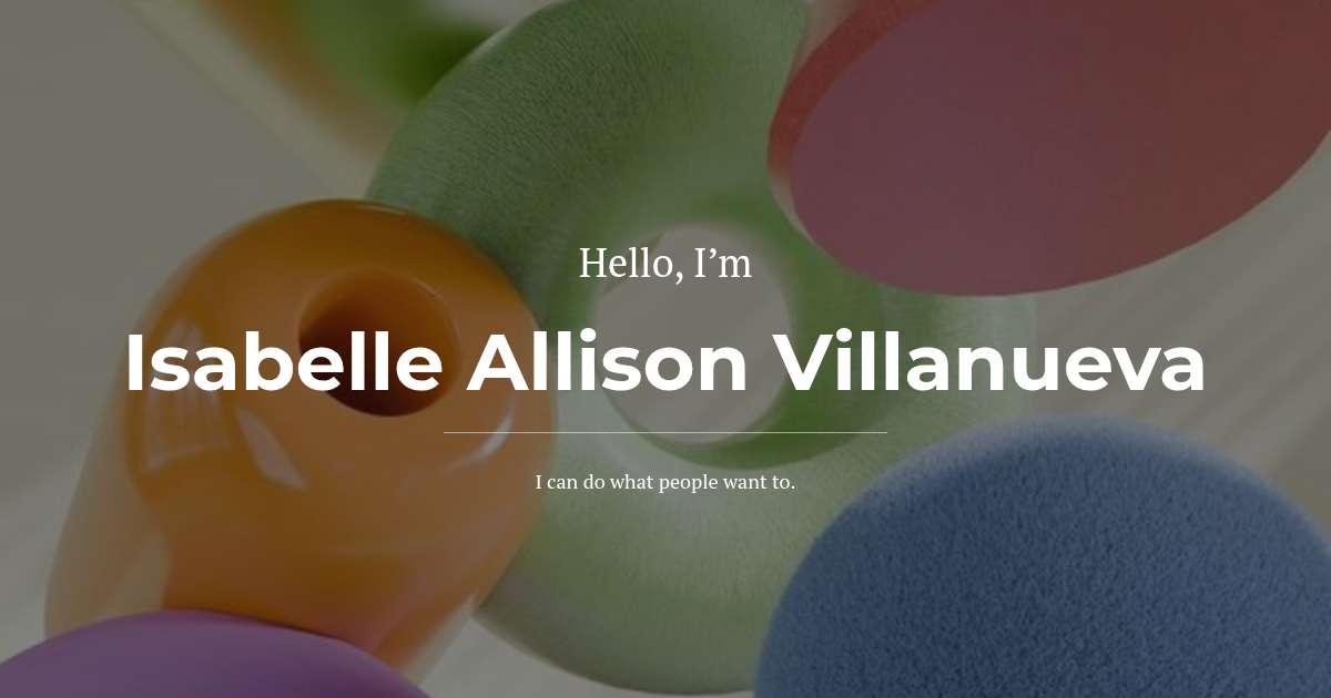 Isabelle Allison Villanueva